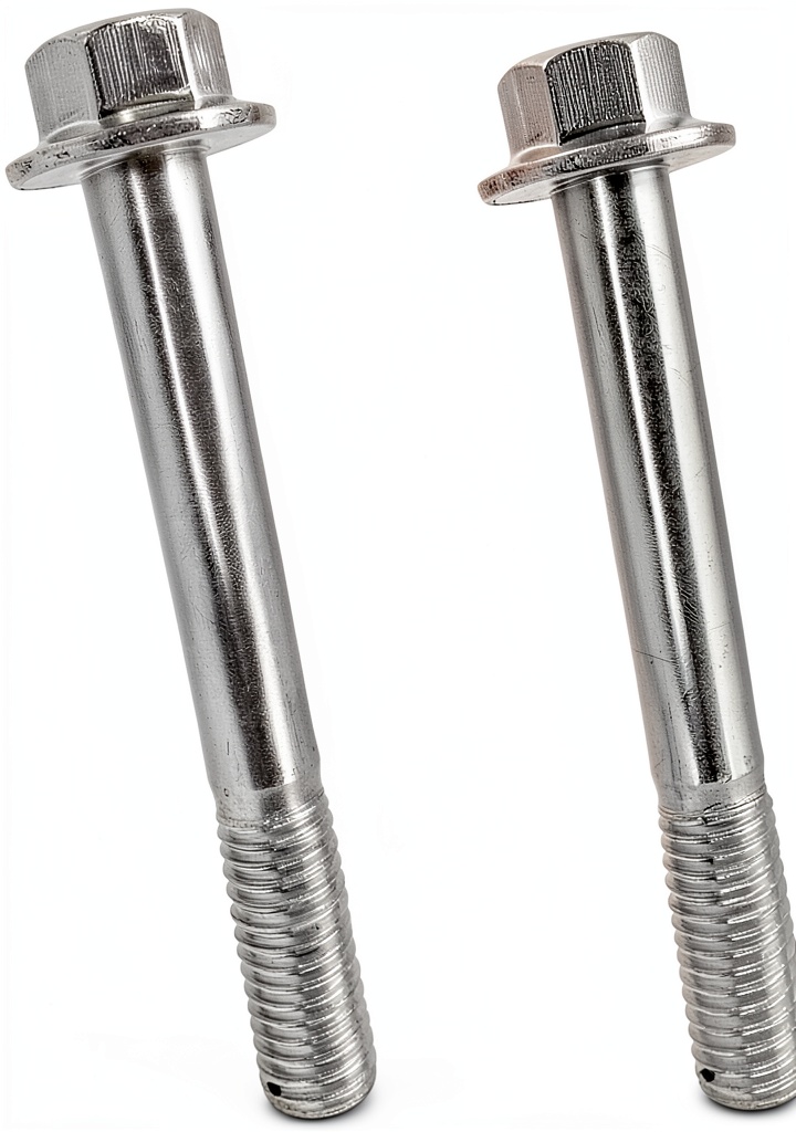 Installing A.A Automotive Authority M10 Hex Bolts for Chevrolet GM on a wooden workbench