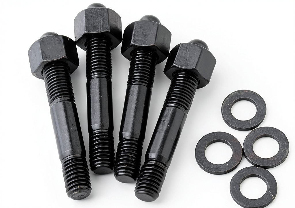 Installing ARP 200-2403 Engine Main Bolts & Studs Kit Automotive on a wooden workbench