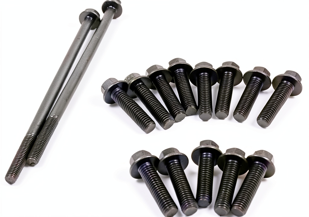 CAIMOTO oil pan bolt set installed on a GM LS engine