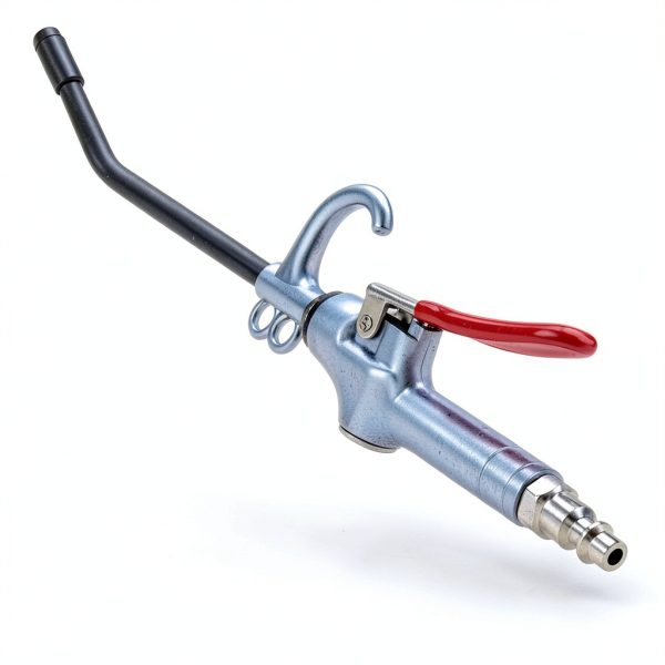 High Volume Air Blow Gun JASTIND Aluminum Rubber Guard Nozzle 12in-1