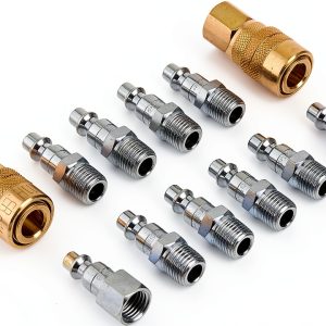 Milton (S-210) 1/4" NPT M-Style Coupler and Plug Kit, (12-Piece)-0
