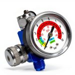 Air Compressor Regulator LE LEMATEC 1/4 NPT with 0-150 PSI Gauge-0