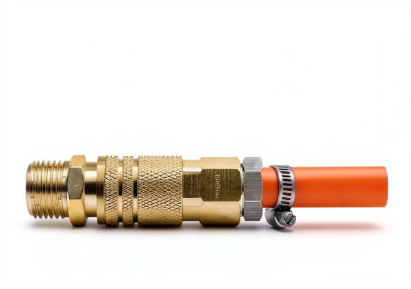 SUNGATOR 1/4'' Air Hose Fittings, 2-Pack Brass 1/4 Inch NTP Female Industrial Couplers, 1/4'' Air Line Quick Connect Fittings, Compressor Hose Repair Accessories Kit, 1/4 Inch NTP Couplers-4