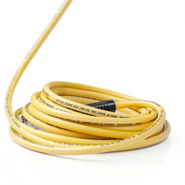 Hromee Air Compressor Hose 1/4 inch x 25 ft with Brass Coupler-5