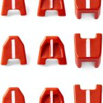 42-38-0017 No-mar Pad Kit (Set of 9) Fits For Milwaukee M18 2746-20 Nailers & Staplers Replacement No Mar Tip-0
