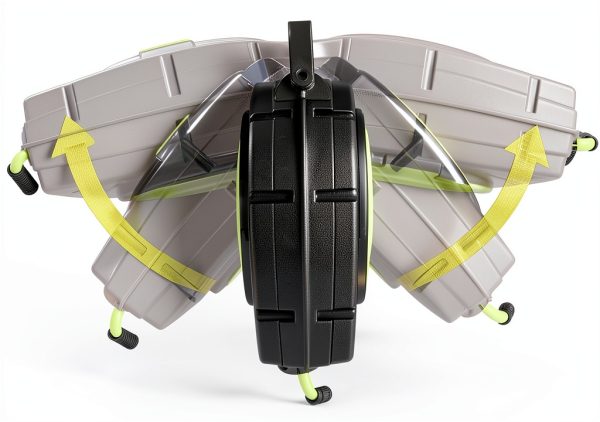 Flexzilla 3/8 in 50 ft retractable air hose reel ZillaGreen L8250FZ-3
