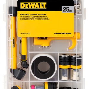DEWALT 25pc Coupler & Plug Kit DXCM024-0412 1/4‑Inch Air Accessories-0