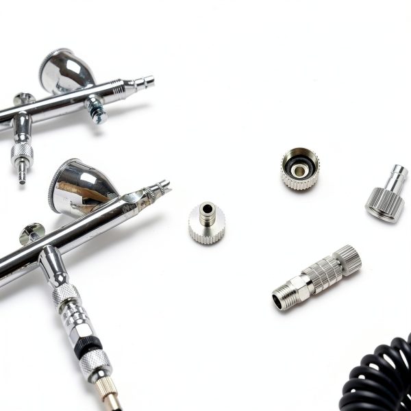 Hotop Airbrush Quick Release Coupling 5-Piece 1/8 Inch Alloy Steel Kit-5