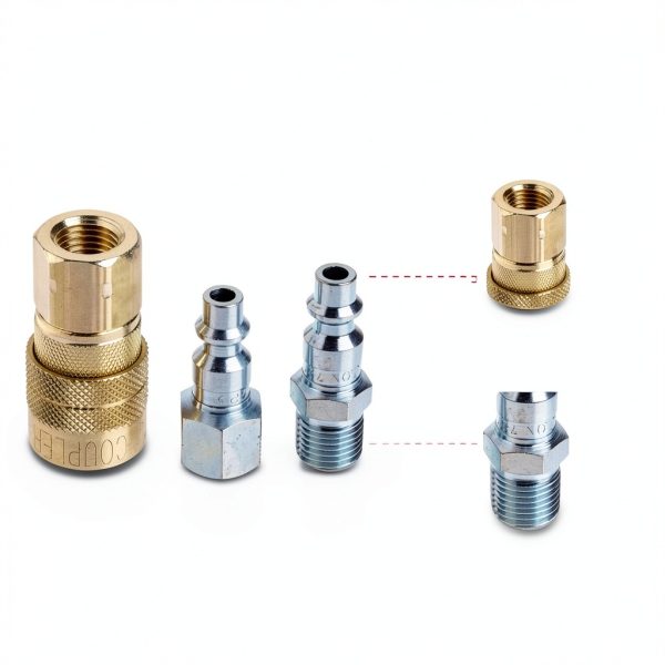 Milton (S-210) 1/4" NPT M-Style Coupler and Plug Kit, (12-Piece)-1