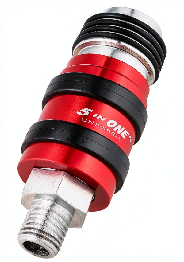 Milton 5 in ONE Safety Exhaust Universal Coupler 1/4" MNPT-2