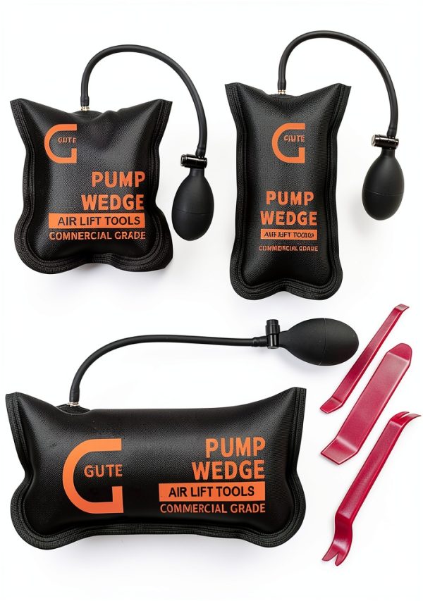 Air Wedge Bag Pump Gute 3 Pack Commercial Inflatable Leveling Kit-0