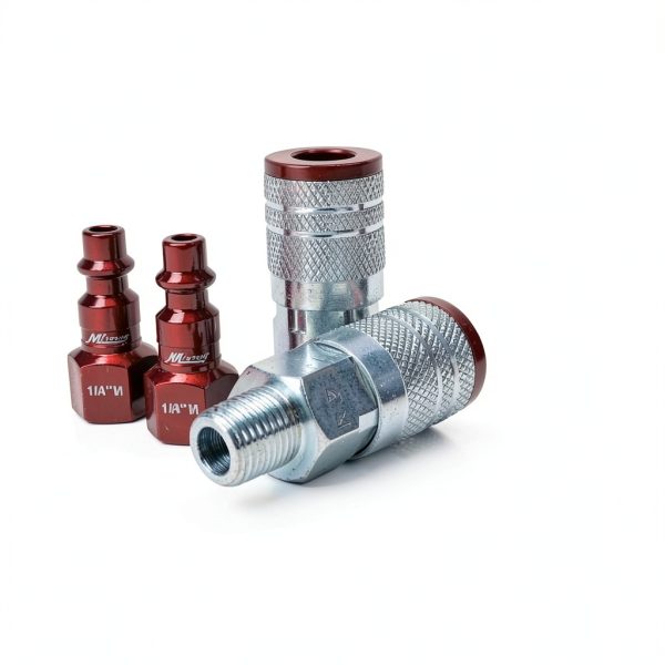 Milton S-314MKIT ColorFit Coupler & Plug Kit Red M-Style 14-Piece-1