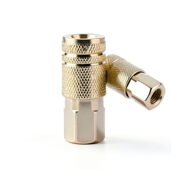 Air Coupler & Plug Kit 1/4" NPT Set by Ailbiuko - Brass Iron Connect-3