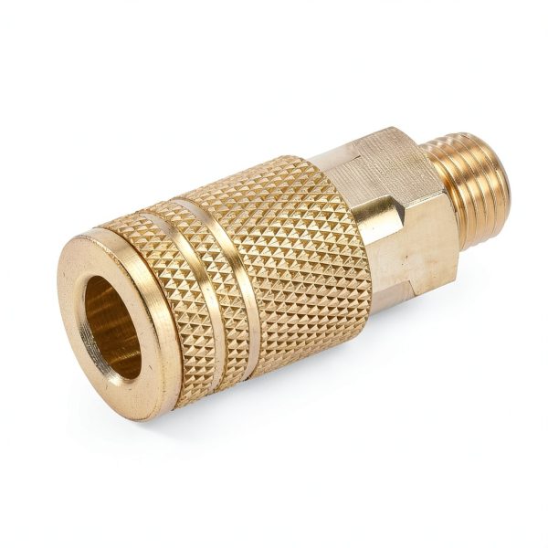 Amazon Basics Brass Air Coupler & Plug Kit 1/4" NPT – 14 pcs-1